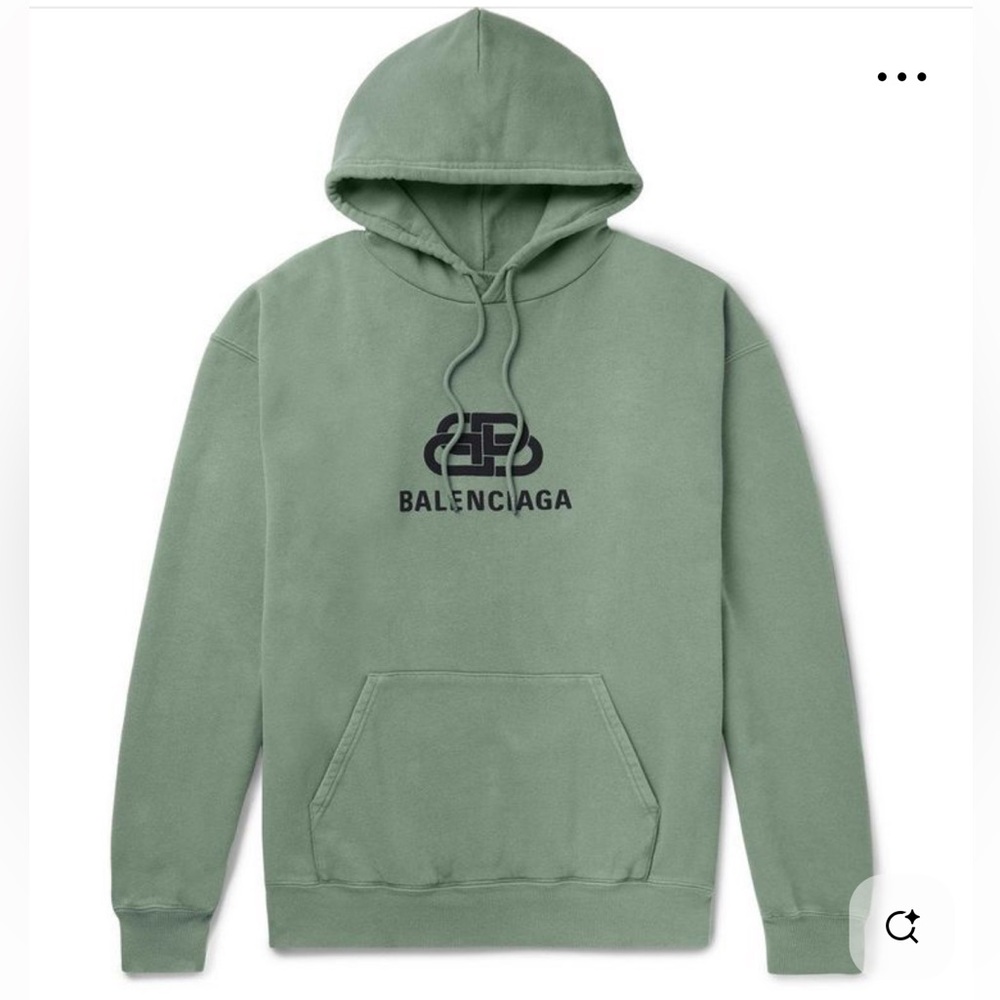 Balenciaga Green Hoodie